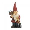 Garden Gnome with Welcome Sign Light-Up Solar Garden Decor