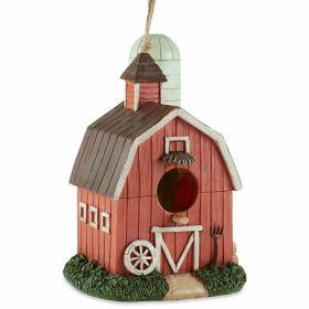 Barn and Silo Birdhouse