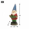 Solar Light-Up Gnome Bird Feeder