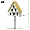 Three-Story A-Frame Wood Bird Condo