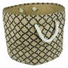 Jute Storage Bin with Rope Handles - 15 inches