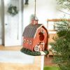 Barn and Silo Birdhouse