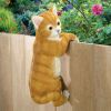 Climbing Cat Garden Decor