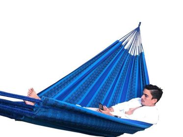 Premium Brazilian Style Double Hammock (Color: yagua-morada)